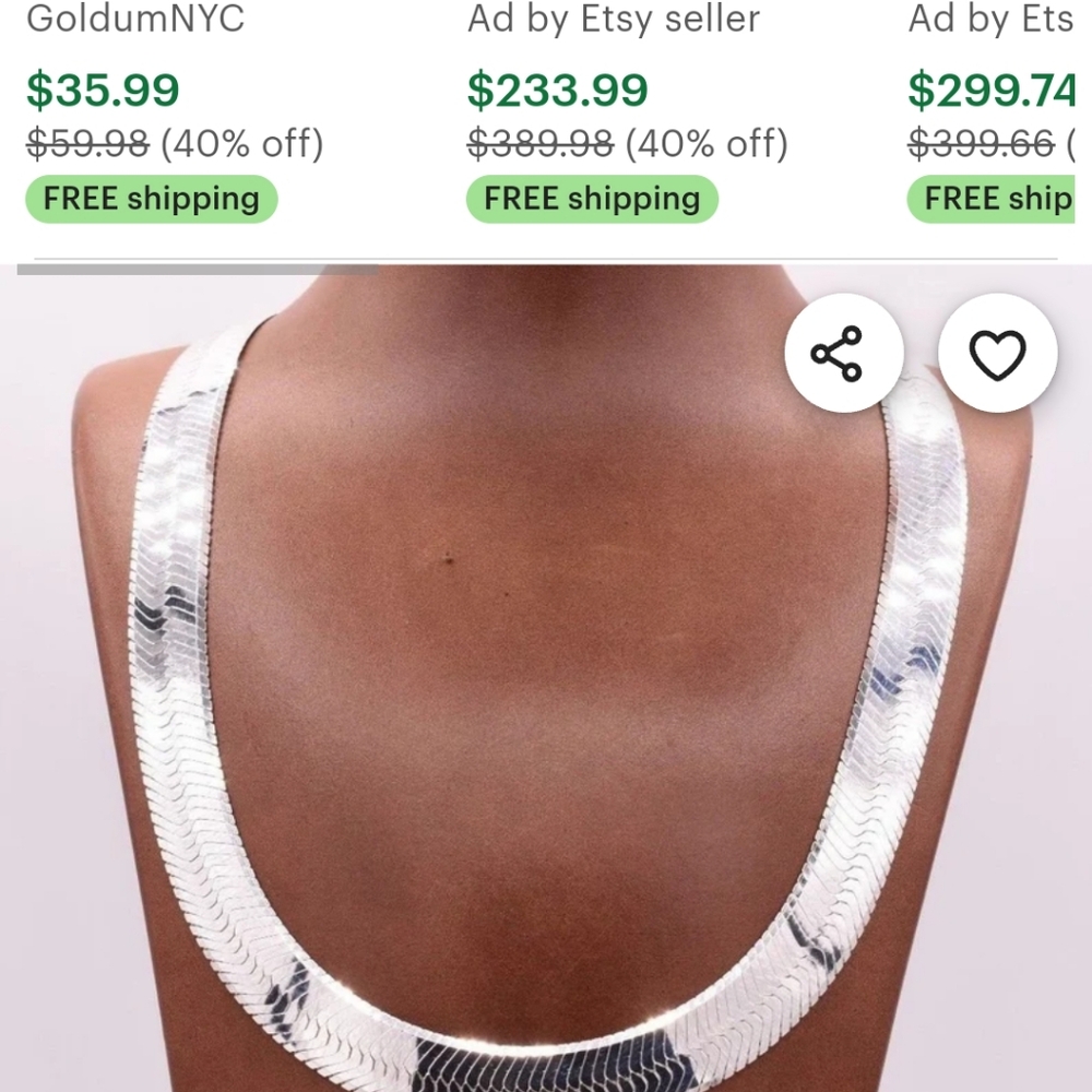 Solid silver